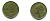 Франция 10 франков 1953 петух KM 915.1, Le Franc 363.8 алюминиевая бронза 84-557