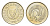 Кипр 1 цент 1996 KM 53.3 никель латунь UNC 4618-537