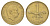 Дания 1 крона 1947 N, Кристиан X (1912-1947) KM 835 алюминиевая бронза 4654-741