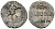 Великое Княжество Московское денга 1535 - 1547 Иван IV Васильевич, Московский монетный двор, 0,34 грамм ГиК №21 серебро 262-845
