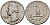 США 25 центов = квотер 1956 Вашингтон KM 164 серебро 4177-731