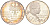 ФРГ 5 марок 1974 D, 250 лет со дня рождения Иммануила Канта KM 139 серебро PROOF 02-251-52