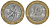 Франция 10 франков 1991 тип Гений Бастилии KM 964.1, Le Frank 375.6 биметалл 45-823