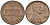 США 1 цент 1960 D, Линкольн KM 201 медь цинк 4564-333