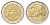 Италия 2 евро 2012 10 лет евро наличными KM 350 биметалл 4693-1141