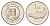 Исландия 1 крона 1999 треска KM 27a сталь плакированная никелем UNC 4687-848