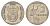 ЮАР 2 ранда 2002 KM 273 медь плакированная никелем 4626-1222
