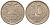 Россия 10 рублей 1992 ЛМД KM 313 медно-никель 4585-841