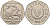 Кипр 50 центов 1996 похищение Европы KM 66 медно-никель 4141-1242