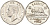 Канада 5 центов 1950 бобр, Георг VI (1937-1952) KM 42 никель 73-1334