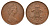 Великобритания 2 пенса 1971 Елизавета II (1952-2022) КМ 916, Spink 4235 (C1) бронза 186-525