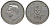 Великобритания 1 шиллинг 1951 Георг VI (1936-1952), Шотландский герб KM 877, Spink 4109 медно-никель 4122-535