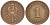 ГЕРМАНИЯ 1 ПФЕННИГ 1889 A, СТАРОГЕРБОВКА KM 1, J. 1, Weege 1 медь 206-1264