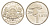 Латвия 1 лат 2004 Гриб KM 67 медно-никель UNC 4644-959