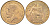 Великобритания 1/2 пенни 1924 Георг V (1910-1936) KM 809, Spink 4056 бронза 4514-657