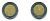 Мексика 1 песо 1998 Mo KM 603 биметалл 4364-511