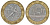 Франция 10 франков 1989 тип гений Бастилии KM 964.1, Le Franc 375.3 биметалл  45-625