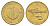 Словения 1 толар 1996 рыбы KM 4 латунь 3996-1224