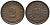 ГЕРМАНИЯ 2 ПФЕННИГА 1874 С, СТАРОГЕРБОВКА KM 2, J.2 медь 34-913