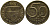 Австрия 50 грошей 1960 KM 2885 алюминиевая бронза 33-356