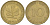 ФРГ 10 ПФЕННИГОВ 1974 J KM 108, J. 383 сталь плакированная латунью 4182-842