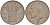 БЕЛЬГИЯ 50 САНТИМОВ 1954 BELGIE KM 145 бронза 3996-1235