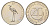 Словения 20 толаров 2003 KM 51 медно-никель UNC 4402-1256