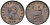 Великобритания 1/2 пенни 1807 Георг III (1760-1820) KM 662, Spink 3781 медь 4590-816