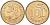 ФИНЛЯНДИЯ 10 ПЕННИ 1968 S KM 46 алюминиевая бронза 192-1032