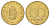 Венгрия 100 форинтов 1995 KM 698 латунь UNC 4650-342