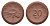 Саксония 20 пфеннигов 1921 Men05 22281.4, Men18 27868.4, Scheuch 31a фарфор 08-556