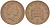 Великобритания 1 пенни 1988 Елизавета II (1952-2022) KM 935, Spink 4381 (B3) бронза 3955-525
