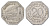 Нюрнберг трамвайный (транспортный) жетон в 20 пфеннигов ND (1920-1921) Братвурст Men05 19256.5, Men18 24102.5 алюминий 3459-535
