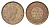 Британская Индия 1/2 пайса 1939 Георг VI (1936-1952) KM 528 бронза UNC 1520-215