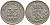 Дания 25 эре 1951 N; S, Фредерик IX (1947-1972) KM 842 медно-никель 4398-933