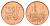 Чехия 10 крон 2003 KM 4 сталь плакированная медью UNC 4652-1052