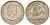 Британские Восточно-Карибские территории 25 центов 1964 Елизавета II (1952-2022), парусник KM 6 медно-никель 4591-145