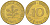 ФРГ 10 ПФЕННИГОВ 1985 G KM 108, J. 383 сталь плакированная латунью 4182-943