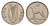 Ирландия 6 пенсов 1959 собака, ирландский волкодав KM 13a медно-никель 4696-519