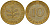 ФРГ 10 пфеннигов 1990 D J. 383, KM 108 сталь плакированная латунью    4603-625