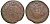 Россия 5 копеек 1771 ЕМ, Екатерина II (1762-1796), орел образца 1770-1777 Биткин 620 а медь 1103-4-42