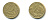 БРАЗИЛИЯ 10 СЕНТАВО 2008 KM 649.3 сталь плакированная латунью 176-731