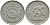 ЛЮКСЕМБУРГ 1 ФРАНК 1952 СТАЛЕВАР KM 46.2 медно-никель 4391-1051