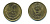 СССР 1 КОПЕЙКА 1976 Федорин 157 KM 126а латунь UNC 551-925