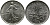 ФРАНЦИЯ 5 ФРАНКОВ 1974 СЕЯТЕЛЬ KM 926a.1, LE FRANC 341.6 медно-никель плакированный никелем 97-641