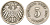 Германия 5 пфеннигов 1897 J, KM 11, Jager 12, Weege 6 медно-никель 220-741