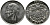 БЕЛЬГИЯ 10 ФРАНКОВ 1975 BELGIE, БОДУЭН I (1951-1993) KM 156.1 никель 3333-1045