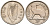 Ирландия 3 пенса 1942 заяц KM 12а медно-никель 92-221