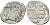 Русское Царство копейка 1547-1584 Иван IV Васильевич, Псковский  монетный двор, 0,68 ГР ГиК №93 серебро 262-357