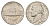 США 5 центов 1989 P, Джефферсон KM A192 медно-никель 4627-1116
